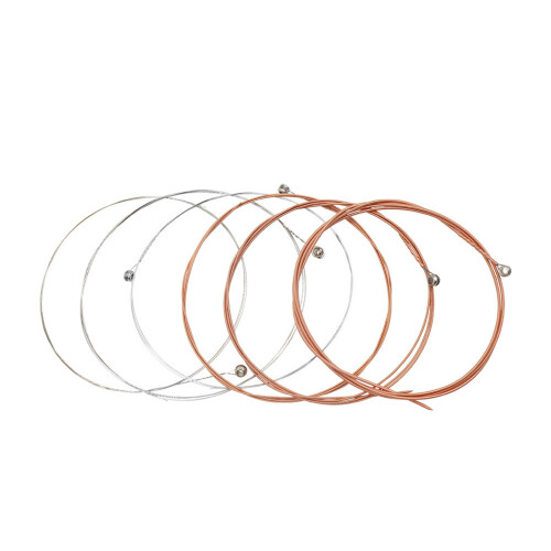 6 Pieces Steel Core Folk Guitar 6 String Replacement Sets
