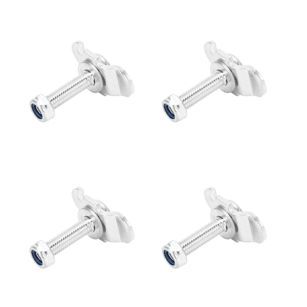 4Pcs Metal L Track Threaded Screw Double Stud Fittings For Truck Trailer Cargo 4951346792257