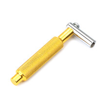 Portable Drum Tuner Standard Drum Keys Lightweight-Gold Knurled