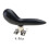 Bassoon Thumb Rest Practice Finger Rest with Fixing-Black 1