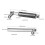 Universal Drum Tuning Keys Universal Drum Keys-Silver Knurled 4