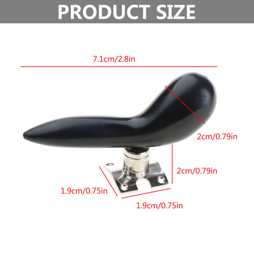 Bassoon Thumb Rest Practice Finger Rest with Fixing-Black 2
