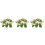 3pcs Artificial Candle Ring Wreath for Home Decor 6