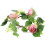 3pcs Artificial Candle Ring Wreath for Home Decor 3