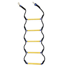 Outdoor 5 Step Boat Rope Ladder for Inflatable Boat,-Black