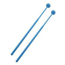 1 Pair Marimba Mallets Plastic Ball Mallet Percussion Set-Blue