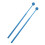 1 Pair Marimba Mallets Plastic Ball Mallet Percussion Set-Blue 1