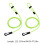 Kayak Paddle Leash Canoe Kayak Paddle Leash Elastics-Green 2