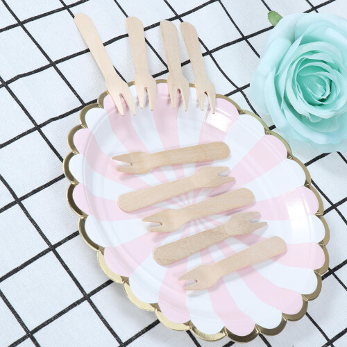 100pcs Wooden Cake Picnic 2