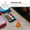 4pcs Mini Shopping Basket Metal Wire Storage Holder 9