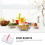 4pcs Mini Shopping Basket Metal Wire Storage Holder 7