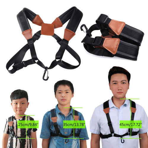 Saxophone Shoulder Neck Strap Double Shoulder Strap Harness-S 2