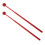 1 Pair Marimba Mallets Plastic Ball Mallet Percussion Set-Red 5
