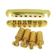 Tune O Matic Bridge, Rollers Saddle Tune O-Matic Guitar-Gold