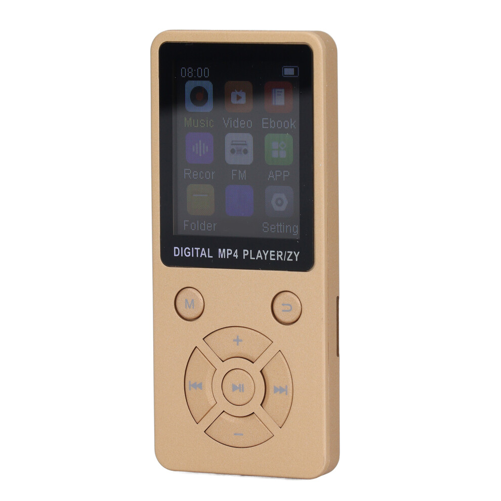 64Gb Mp3 Mp4 Player With Bluetooth 5.0, 1.8" Screen, Gold 9481346793725