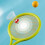 Kids Shuttlecocks Balls Set Include 2 Rackets 1-pink and blue 7