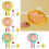Kids Shuttlecocks Balls Set Include 2 Rackets 1-pink and blue 4