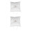 2pcs 20*20cm Wedding Ring Pillow Pearl Flower Decor 11