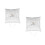 2pcs 20*20cm Wedding Ring Pillow Pearl Flower Decor 9