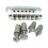Guitar Tune O-Matic Bridge and Stop Bars Tailpiece Combo-Silver 1