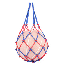 Basketball Storage Mesh Single Player Net Bags-red blue