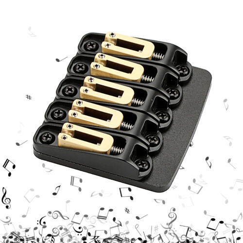 1pc Guitar Copper Saddle Bridge 81mm for 5 Strings Electric 1