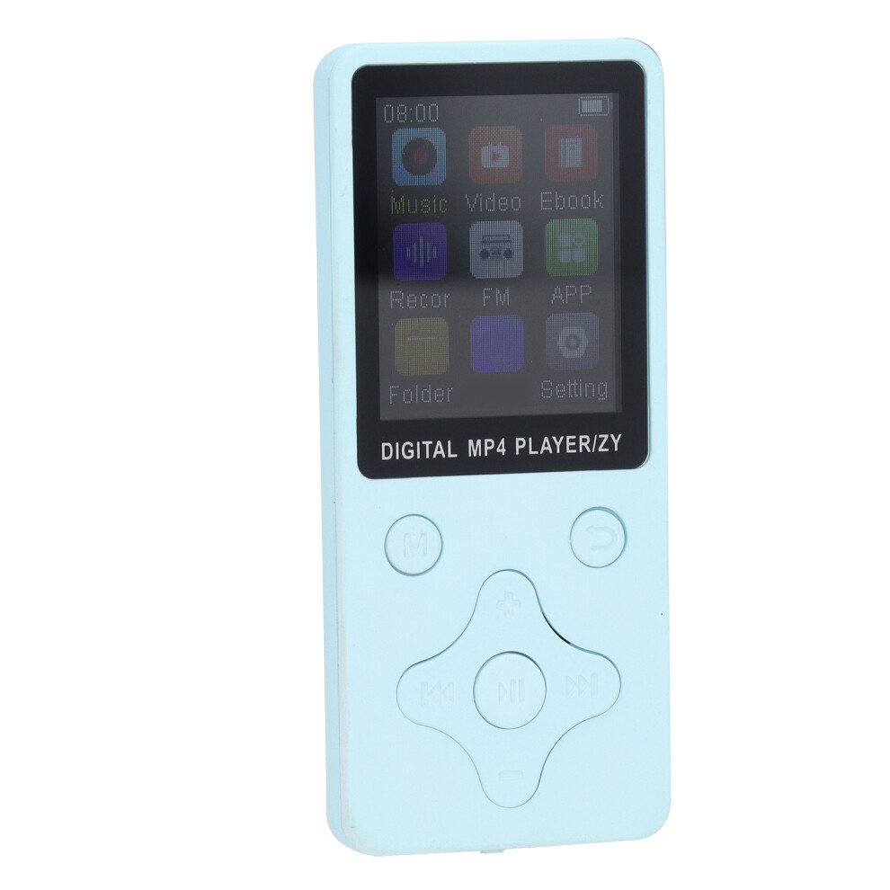 64Gb Mp3 Mp4 Player With 1.8" Lcd, Tooth 5.0, Lossless Sound, Blue 8771346794107