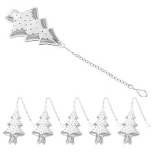 12 Pcs Stainless Steel Tea Infuser Strainer Brewing Gadget