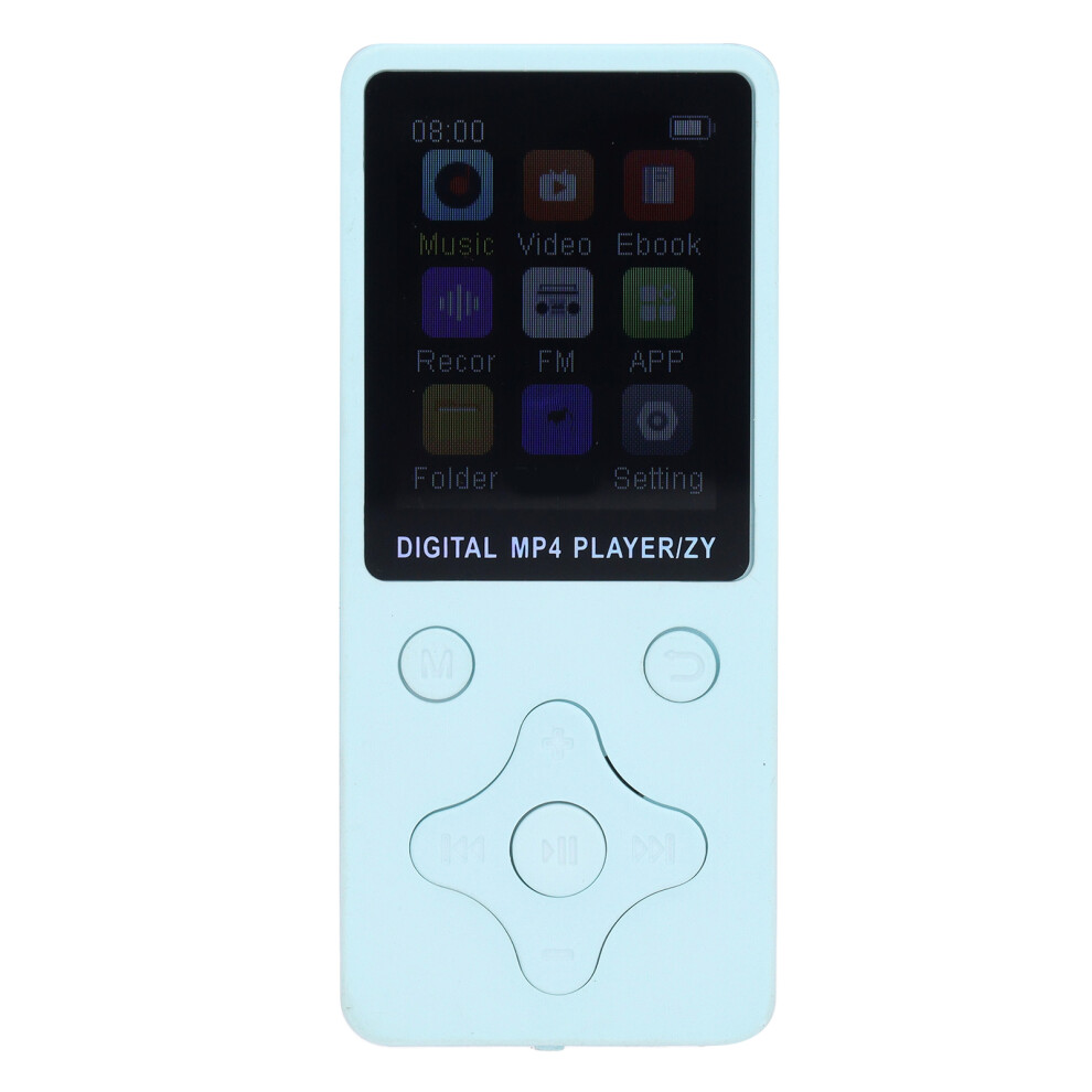 32Gb Mp3 Mp4 Player With Tooth 5.0, 1.8" Screen, Blue 9311346794289
