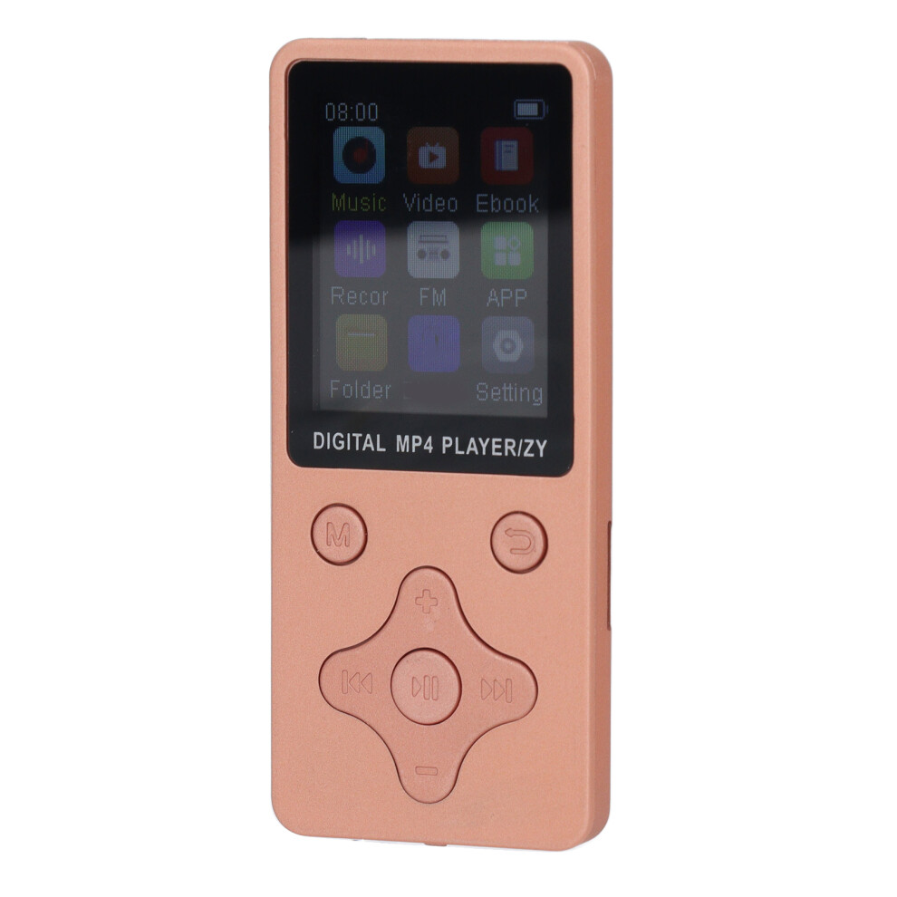 32Gb Bluetooth Mp3 Mp4 Player With 1.8" Screen, Hifi Sound, Rose Gold 4121346794180