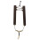 Saxophone Shoulder Strap Leather Saxophone Harness Strap-Coffee 1