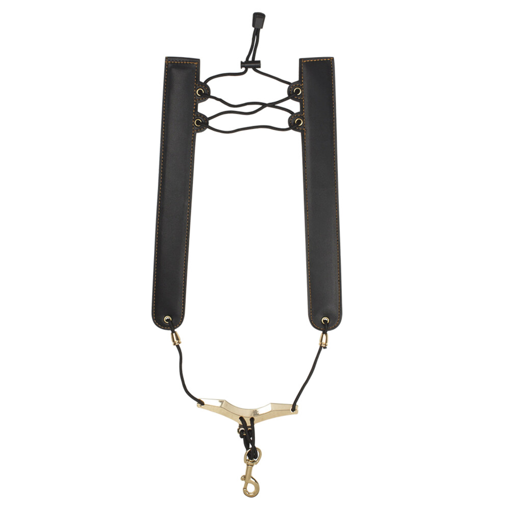 Saxophone Shoulder Harness Sax Holder Sax Neck Strap Hook- Black 7696000078199
