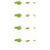 216 Pcs Mini Fake Duckweed Simulation Floating Plant 10