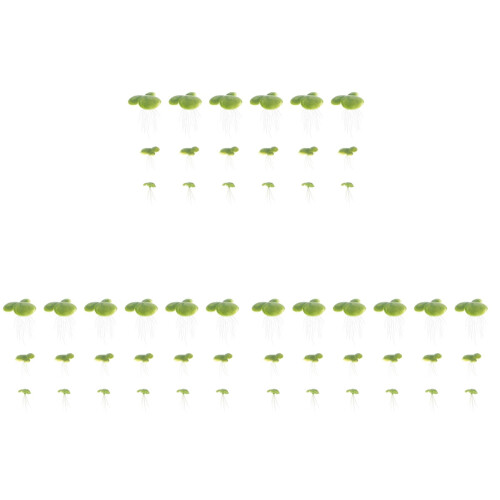 216 Pcs Mini Fake Duckweed Simulation Floating Plant 1