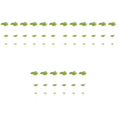 216 Pcs Mini Fake Duckweed Simulation Floating Plant 2