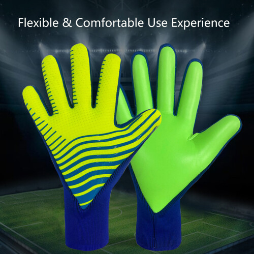 Strong Grip Gloves with Finger-black green pattern Number 7 1