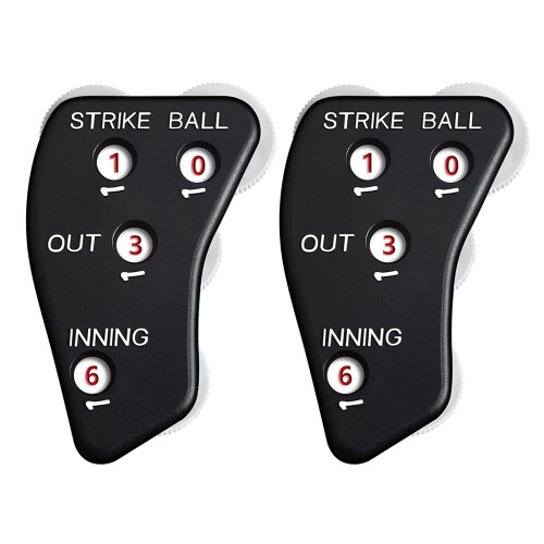 4 Wheel Baseball Indicator Umpire Not Easy to Slide Counter