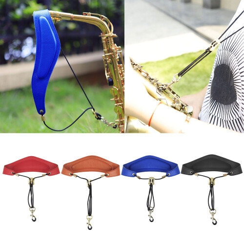 Saxophone Neck Strap with Cushioned Padding and Regular-Orange 2