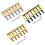 6Pcs Electric Guitar Bridge Saddle Tremolo Bridge Saddle-Silver 2