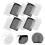 20 Pcs 15x10cm Aquarium Filter Bag Mesh Pouch 9