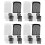 20 Pcs 15x10cm Aquarium Filter Bag Mesh Pouch 5
