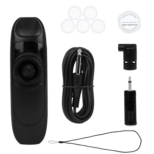 Mini Kazoos with Adjustable Tone Musical Instrument-Black