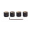 Set of 4 Guitar Pedal Amplifier Pedal Volume Control Knobs Shaft 2