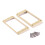2Pcs Pickup Mounting Ring Cover Frame Replacement Parts for 1