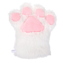 2pcs Plush Cat Claw Glove Cosplay Hand Cover Warm Glove