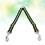 3pcs Reflective Pet Traction Rope Double Head Strap for Dog Size M 10