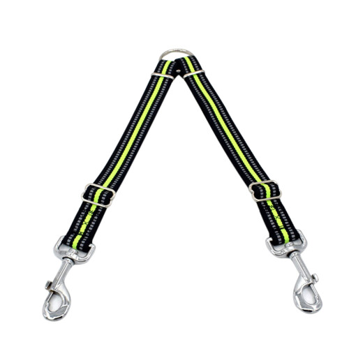 3pcs Reflective Pet Traction Rope Double Head Strap for Dog Size M