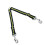 3pcs Reflective Pet Traction Rope Double Head Strap for Dog Size M 11
