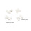 20 Pcs Abalone Shell Fingerboard Inlay Dot Guitar-White 6mm 3