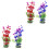 4 Pcs Artificial Underwater Plant Aquarium Ornament 3
